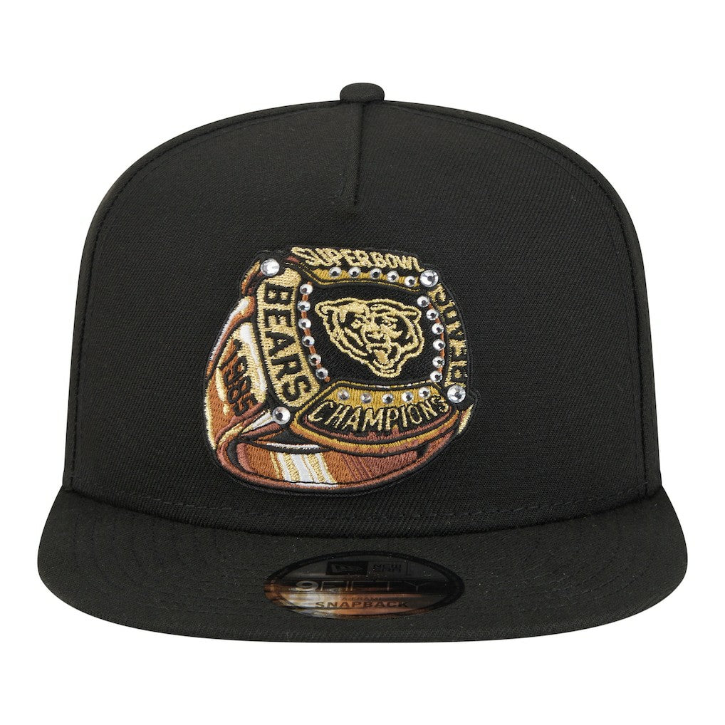 Chicago Bears New Era Super Bowl Ring 9FIFTY A-Frame Adjustable Hat