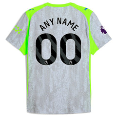Manchester City 2025/26 Third Custom Jersey Green/Neon Green - Puma