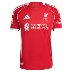 Virgil van Dijk Liverpool 2025/26 Home Jersey Red - Adidas