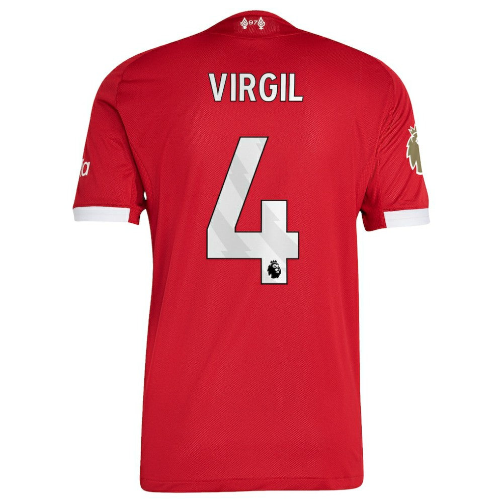 Virgil van Dijk Liverpool 2025/26 Home Jersey Red - Adidas