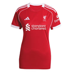 Virgil van Dijk Liverpool Women's 2025/26 Home Replica Jersey Red - Adidas