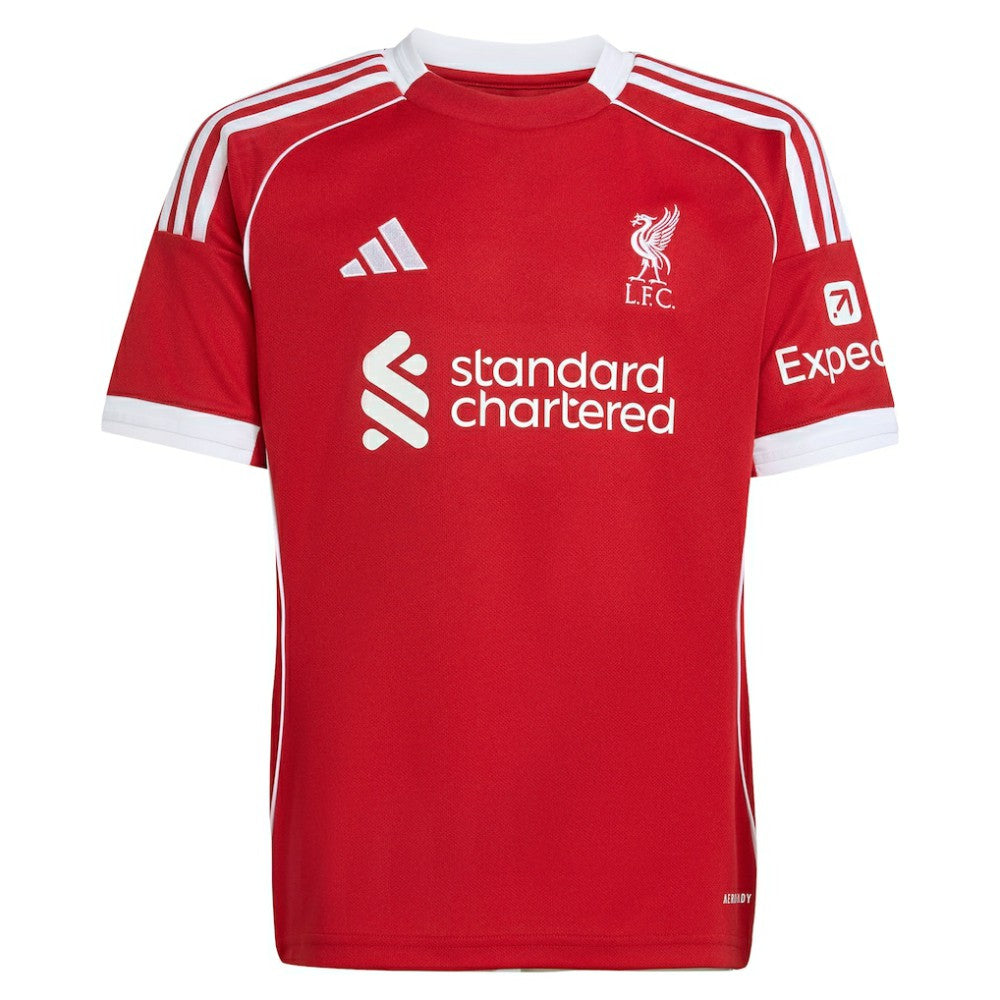 Virgil van Dijk Liverpool Youth 2025/26 Home Replica Jersey Red - Adidas