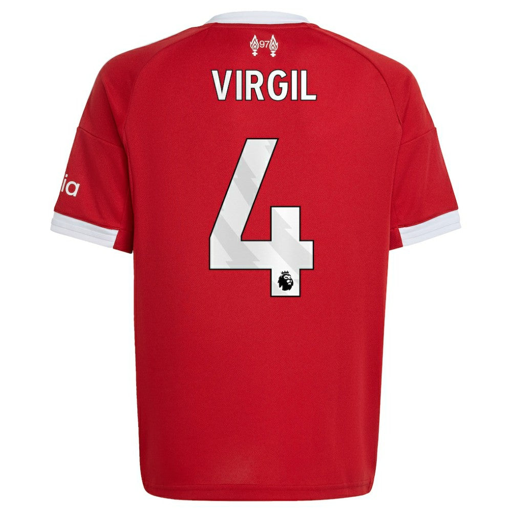 Virgil van Dijk Liverpool Youth 2025/26 Home Replica Jersey Red - Adidas
