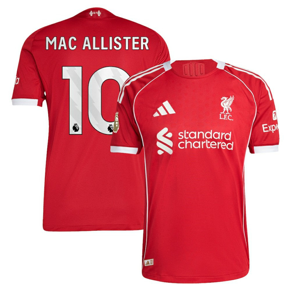 Alexis Mac Allister Liverpool 2025/26 Home Jersey Red - Adidas