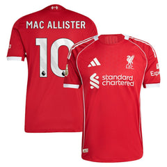Alexis Mac Allister Liverpool 2025/26 Home Jersey Red - Adidas