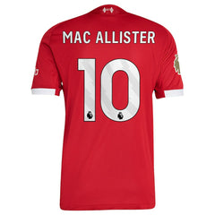 Alexis Mac Allister Liverpool 2025/26 Home Jersey Red - Adidas