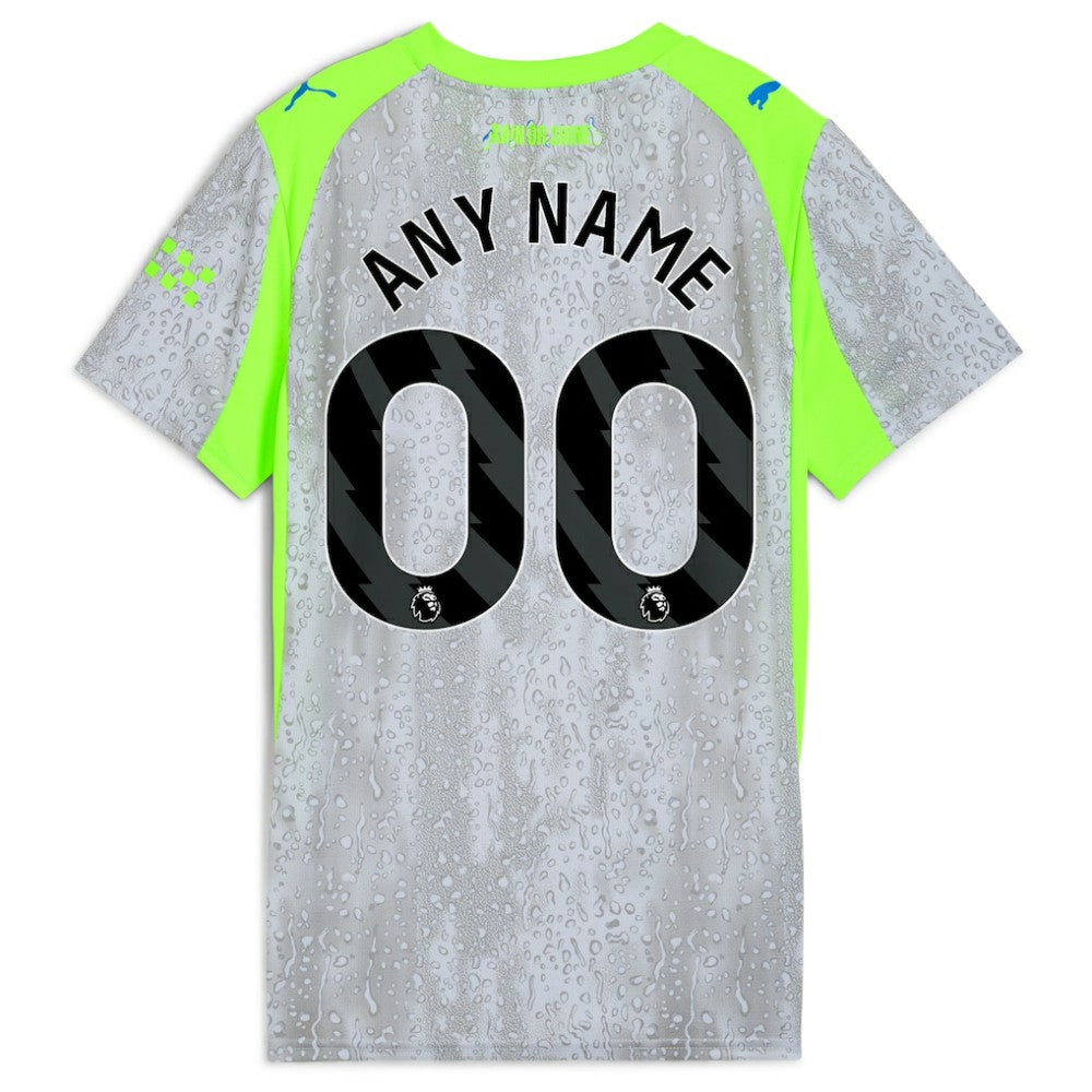 Manchester City Women's 2025/26 Third Replica Custom Jersey Green/Neon Green - Puma