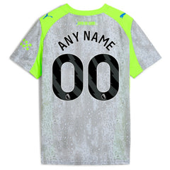 Manchester City Youth 2025/26 Third Replica Custom Jersey Green/Neon Green - Puma