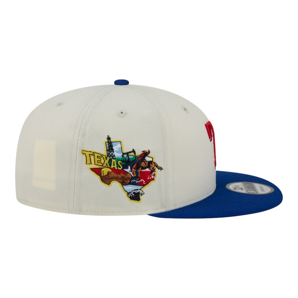 Texas Rangers New Era Localized 9FIFTY Snapback Hat | MLB On Sale