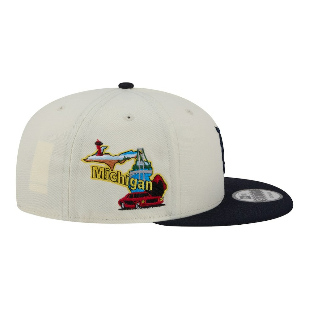 Detroit Tigers New Era Localized 9FIFTY Snapback Hat | MLB Discount
