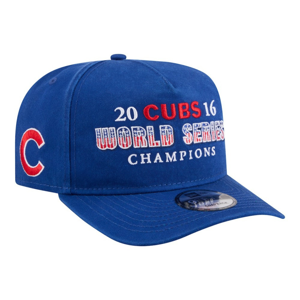 Chicago Cubs New Era 2016 World Series Champions Historic 9FIFTY A-Frame Snapback Hat | MLB Outlet