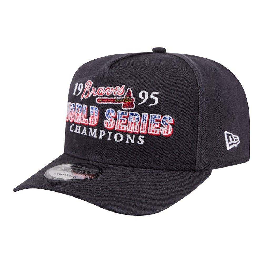 Atlanta Braves New Era 1995 World Series Champions Historic 9FIFTY A-Frame Snapback Hat | MLB Outlet