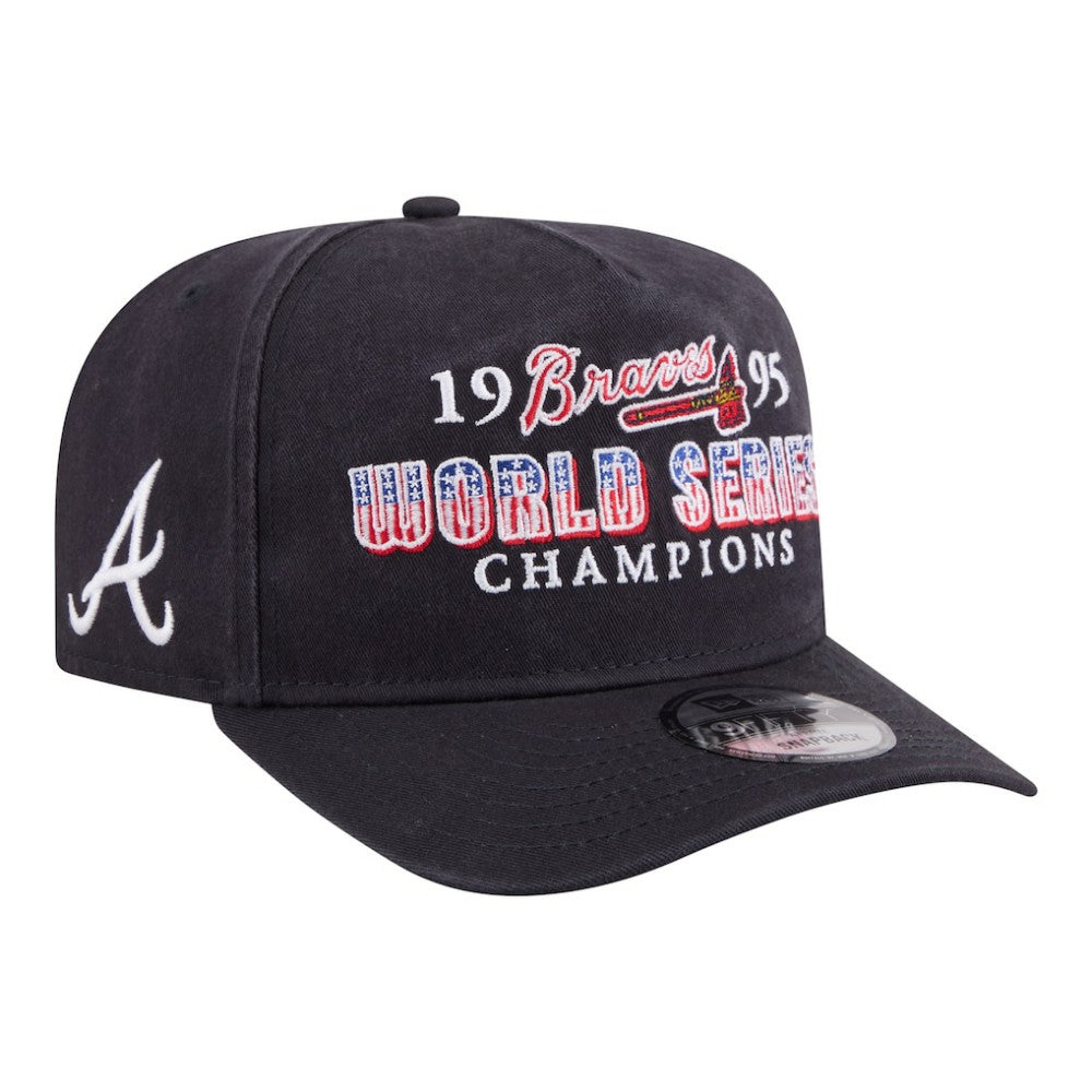 Atlanta Braves New Era 1995 World Series Champions Historic 9FIFTY A-Frame Snapback Hat | MLB Outlet