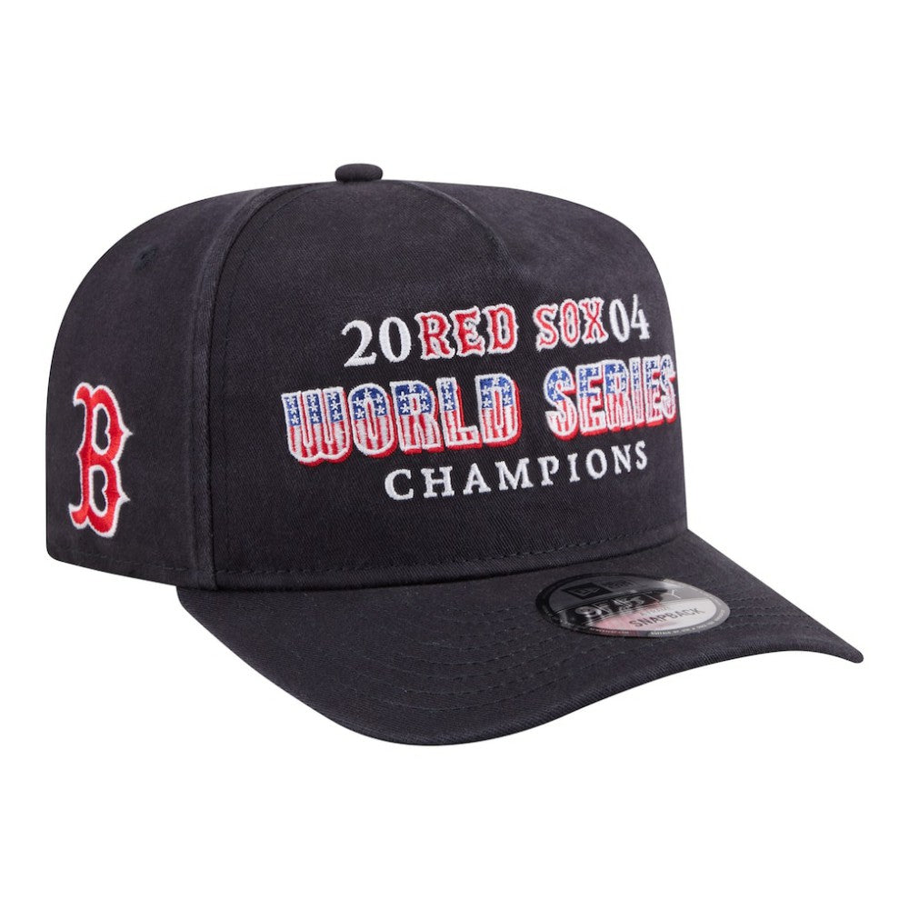 Boston Red Sox New Era 2004 World Series Champions Historic 9FIFTY A-Frame Snapback Hat | MLB Outlet