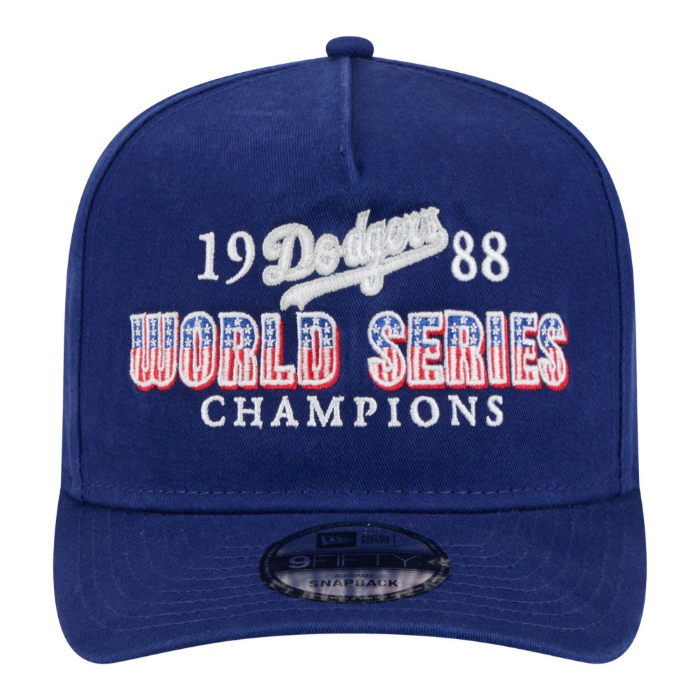Los Angeles Dodgers New Era 1988 World Series Champions Throwback 9FIFTY A-Frame Snapback Hat | MLB Near me