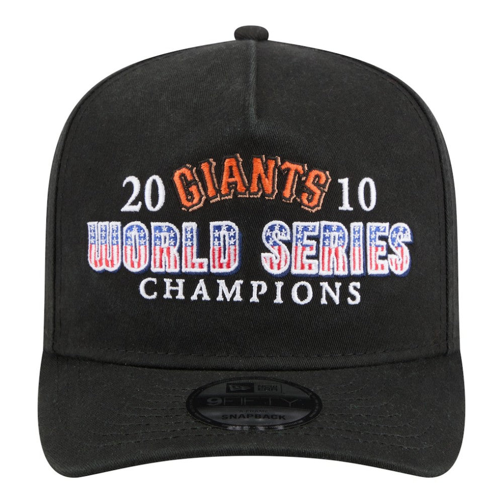 San Francisco Giants New Era 2010 World Series Champions Historic 9FIFTY A-Frame Snapback Hat | MLB Online
