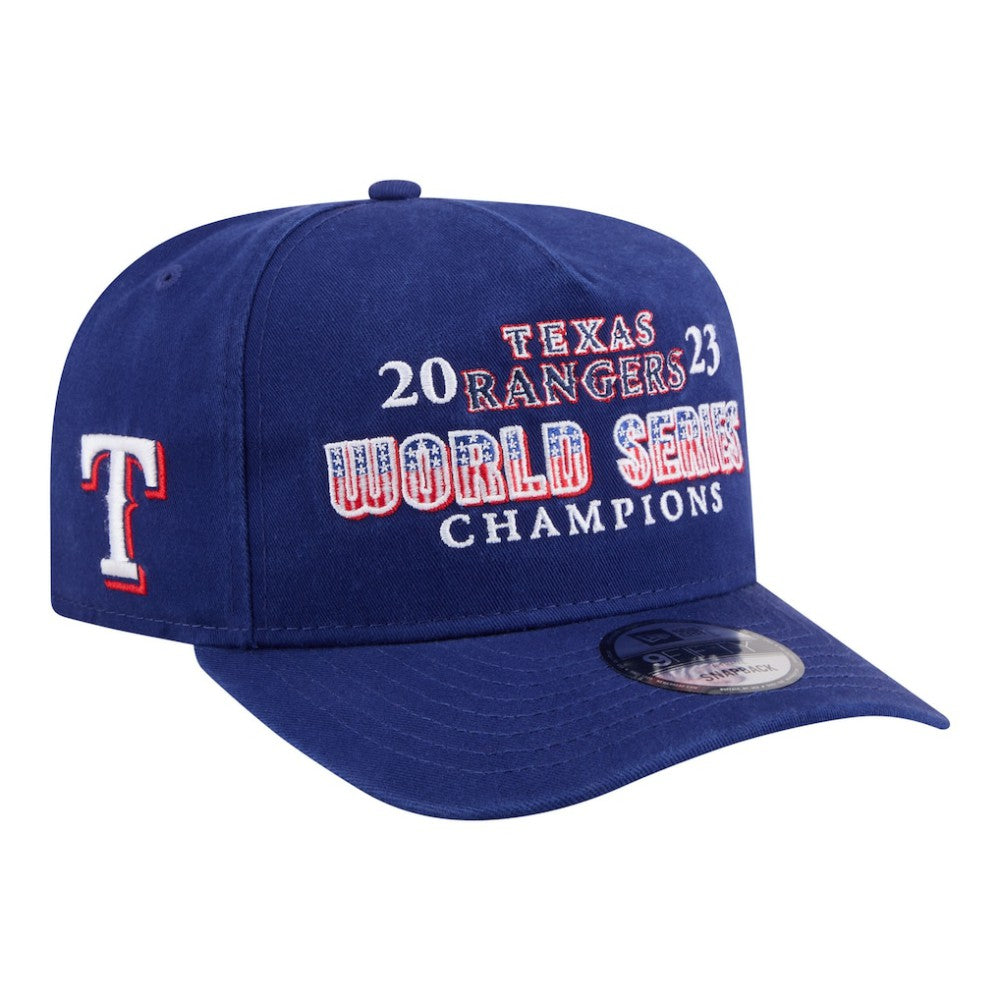 Texas Rangers New Era 2023 World Series Champions Historic 9FIFTY A-Frame Snapback Hat | MLB Shop