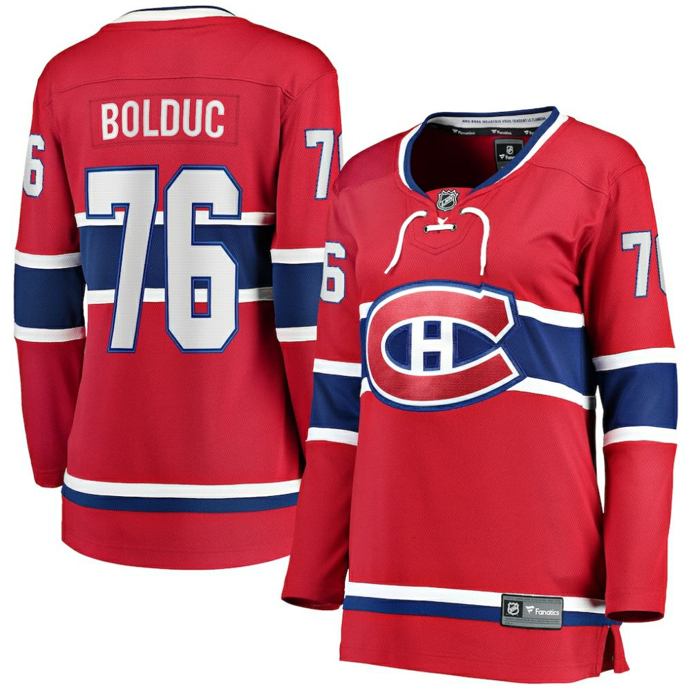 Zack Bolduc Montreal Canadiens Fanatics Women's Home Breakaway Jersey Sale