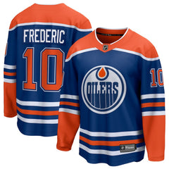 Trent Frederic Edmonton Oilers Fanatics Home Breakaway Jersey Online