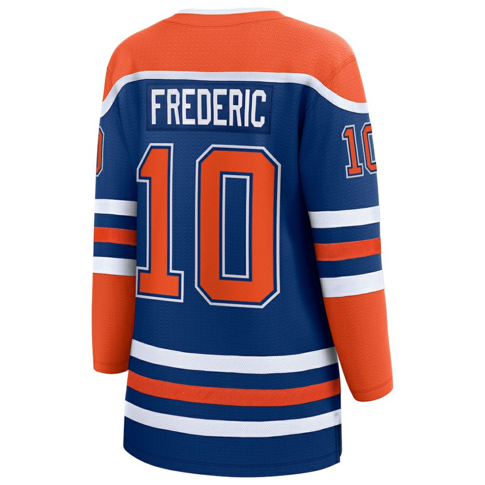 Trent Frederic Edmonton Oilers Fanatics Women's Home Breakaway Jersey Discount