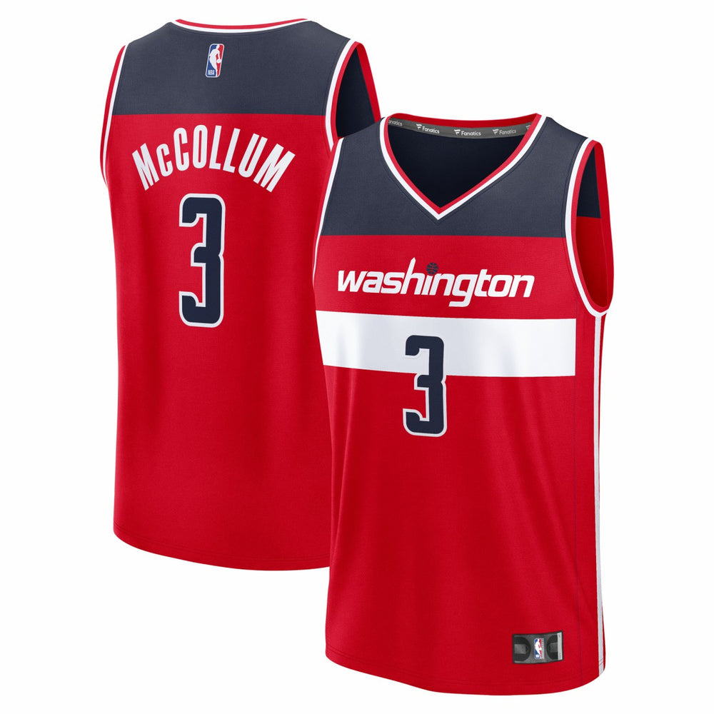 CJ McCollum Washington Wizards Fast Break Replica Player Jersey Discount