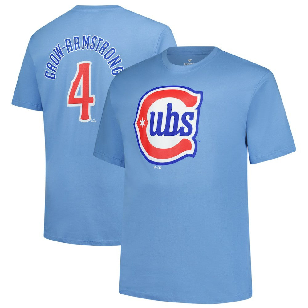 Pete Crow-Armstrong Chicago Cubs Fanatics Big & Tall Name & Number T-Shirt | MLB Near me