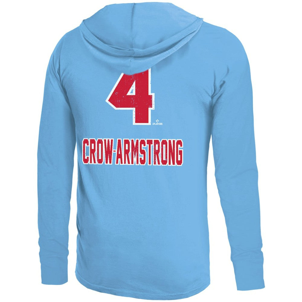 Pete Crow-Armstrong Chicago Cubs Majestic Threads Lightweight Name & Number Hoodie | MLB New