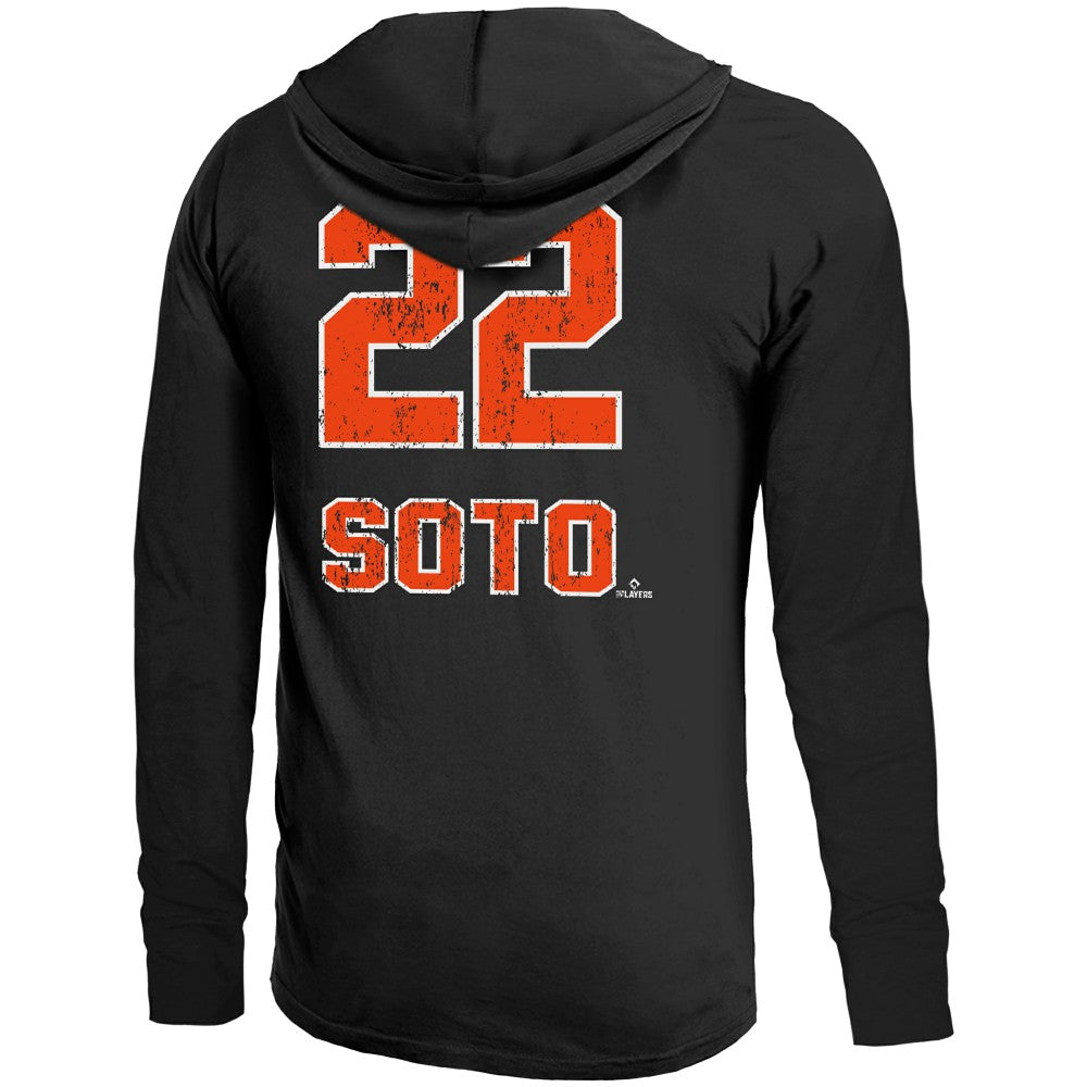 Juan Soto New York Mets Majestic Threads Lightweight Name & Number Hoodie | MLB Near me