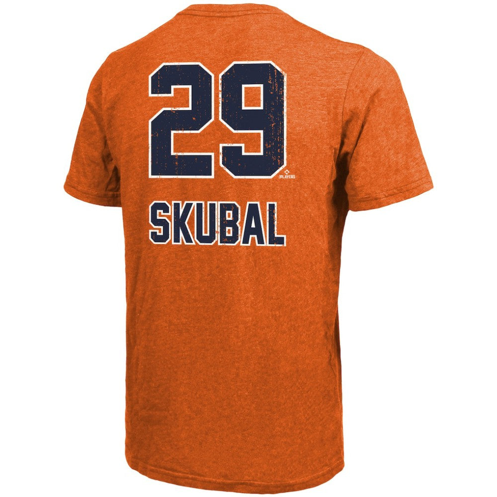 Tarik Skubal Detroit Tigers Majestic Threads Triblend Name & Number T-Shirt | MLB Discount