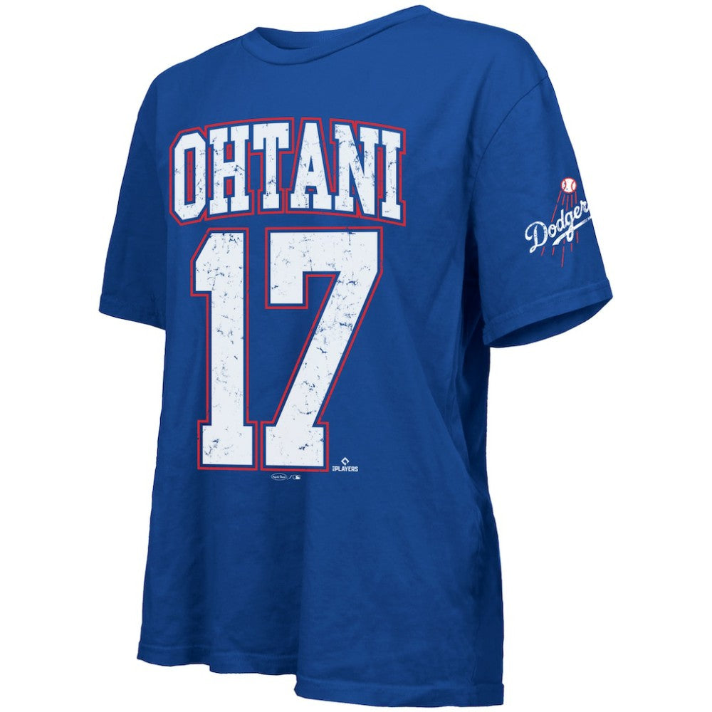 Shohei Ohtani Los Angeles Dodgers Majestic Threads Women's Oversized Name & Number T-Shirt | MLB For sale