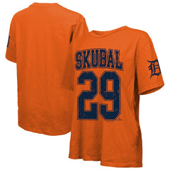 Tarik Skubal Detroit Tigers Majestic Threads Women's Oversized Name & Number T-Shirt | MLB Outlet