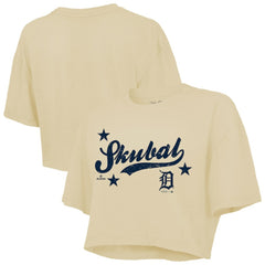 Tarik Skubal Detroit Tigers Majestic Threads Women's Boxy Crop Top | MLB Online