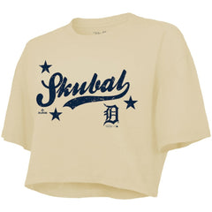Tarik Skubal Detroit Tigers Majestic Threads Women's Boxy Crop Top | MLB Online