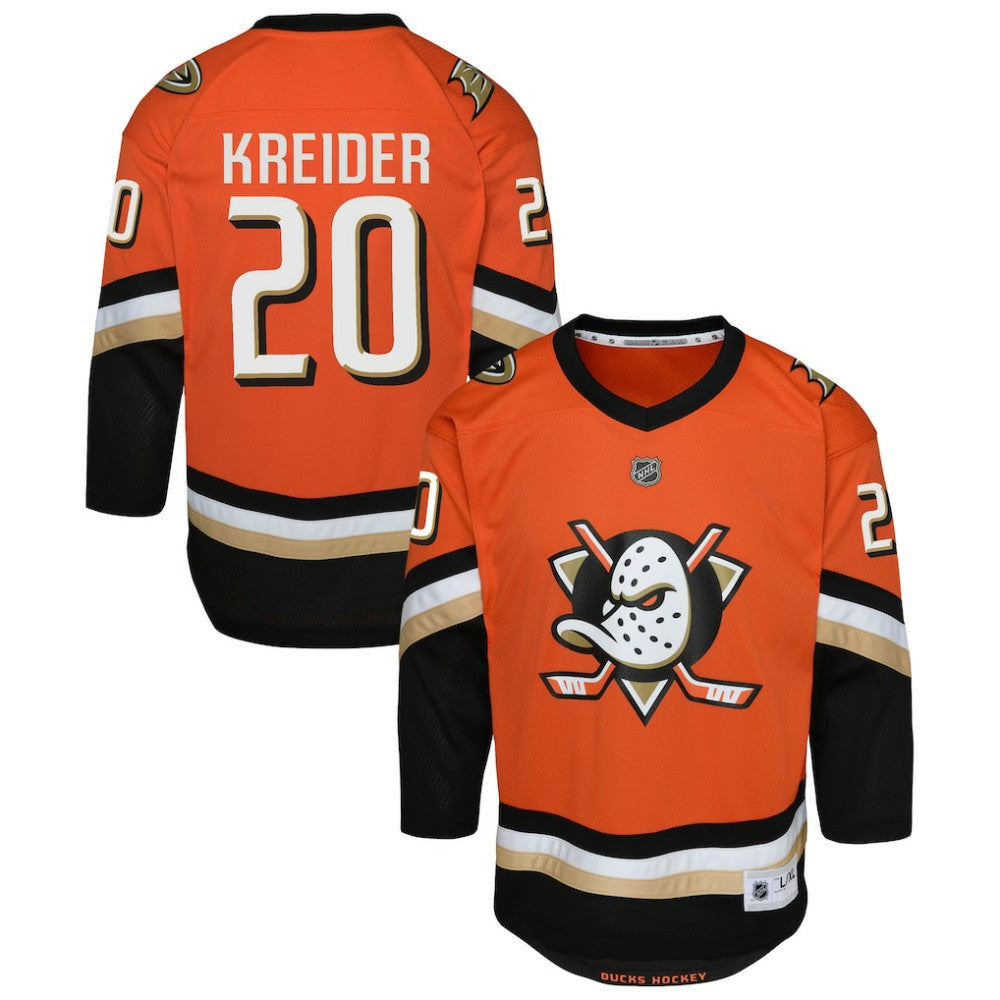 Chris Kreider Anaheim Ducks Outerstuff Youth Home Replica Jersey On Sale