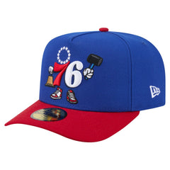 Philadelphia 76ers Injection Cartoon Logo A-Frame 59FIFTY Fitted Hat Discount