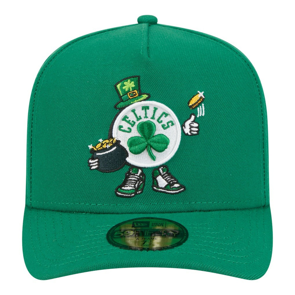 Boston Celtics Injection Cartoon Logo A-Frame 59FIFTY Fitted Hat Discount