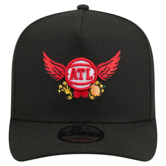 Atlanta Hawks Injection Cartoon Logo A-Frame 9FIFTY Adjustable Hat Online