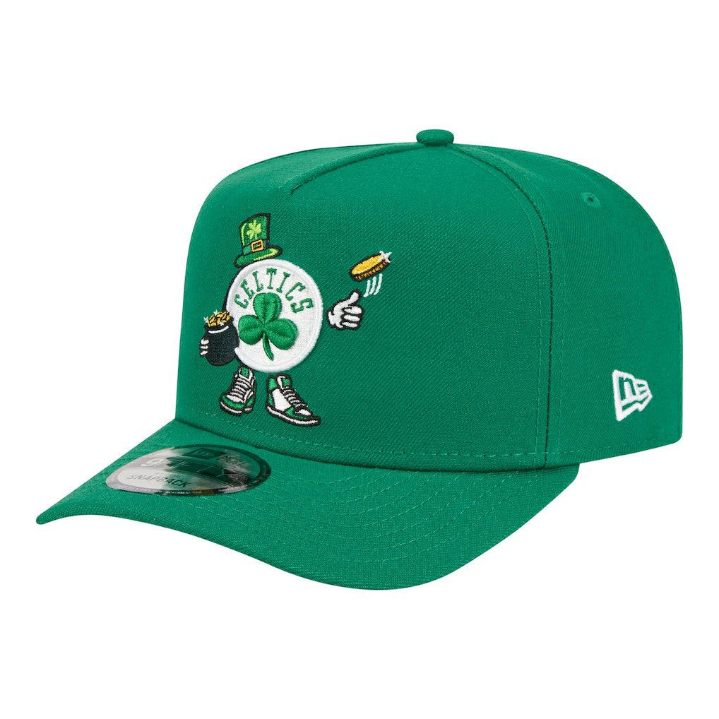 Boston Celtics Injection Cartoon Logo A-Frame 9FIFTY Adjustable Hat For Sale