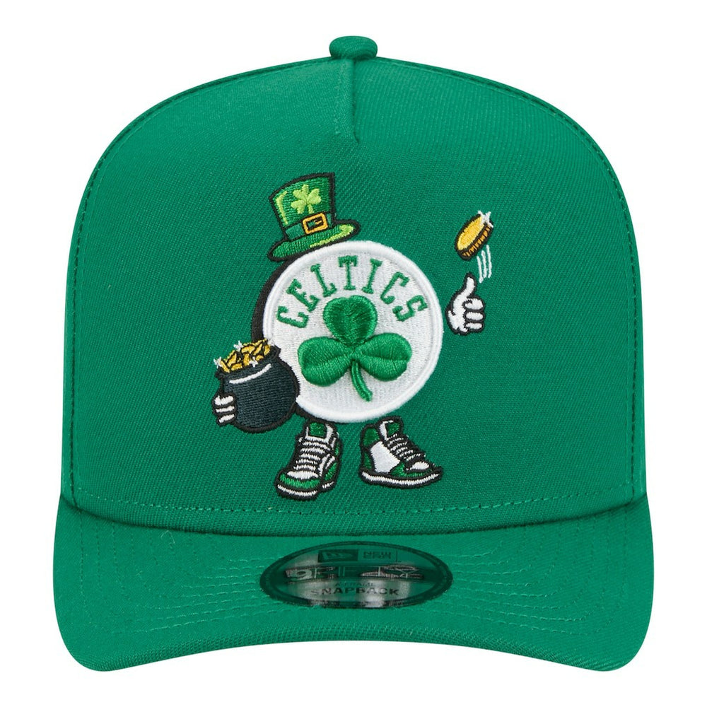 Boston Celtics Injection Cartoon Logo A-Frame 9FIFTY Adjustable Hat For Sale