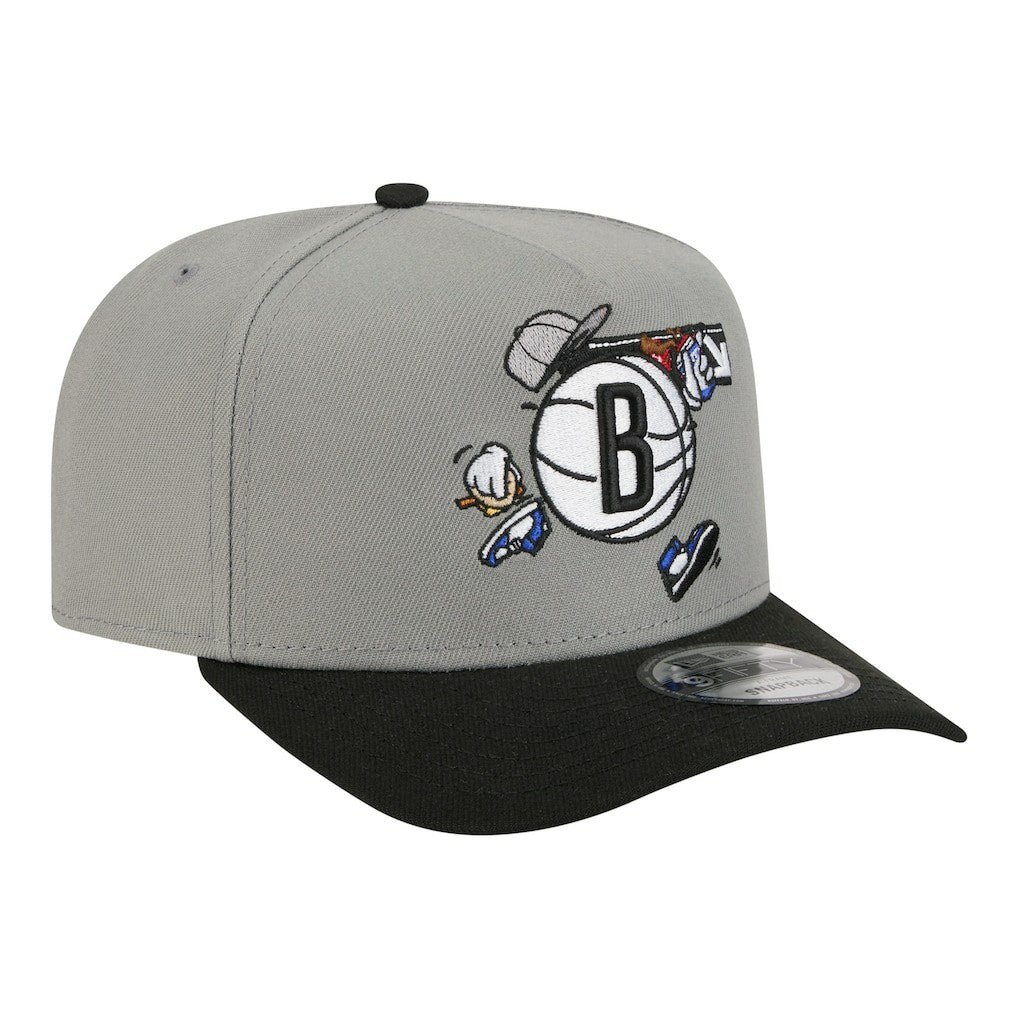 Brooklyn Nets Injection Cartoon Logo A-Frame 9FIFTY Adjustable Hat Online