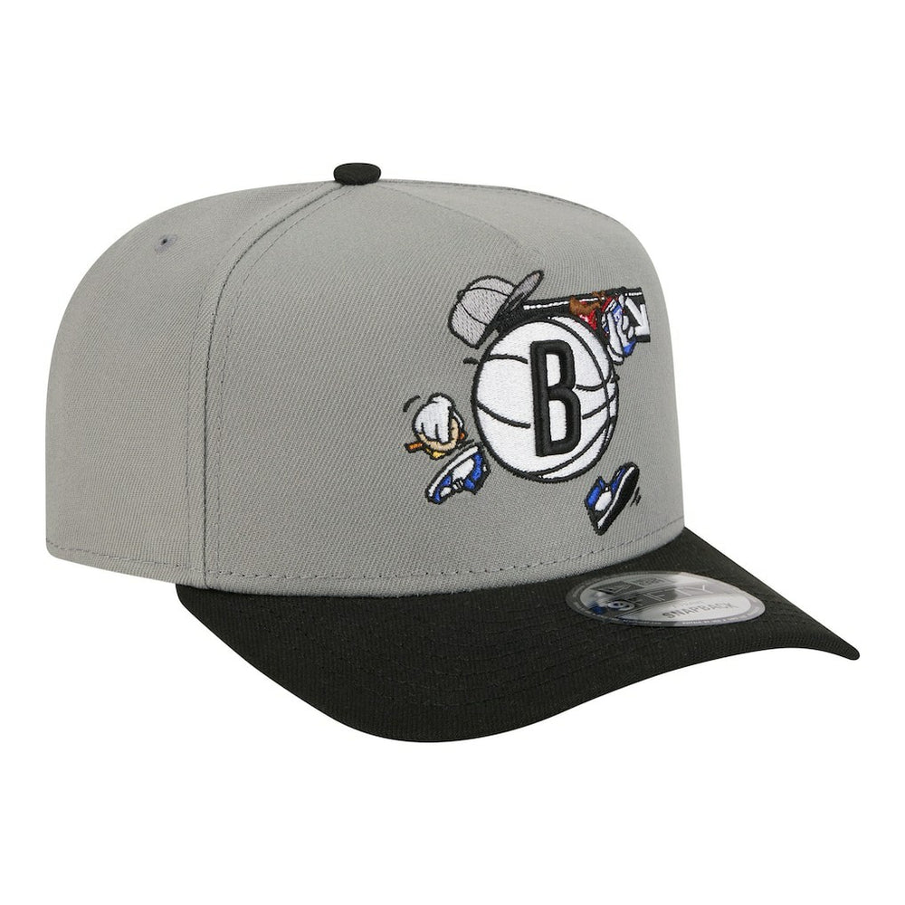 Brooklyn Nets Injection Cartoon Logo A-Frame 9FIFTY Adjustable Hat Online