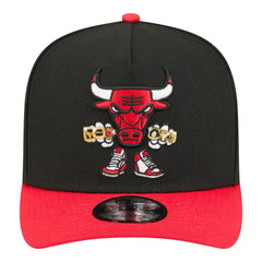 Chicago Bulls Injection Cartoon Logo A-Frame 9FIFTY Adjustable Hat Discount