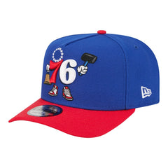 Philadelphia 76ers Injection Cartoon Logo A-Frame 9FIFTY Adjustable Hat On Sale