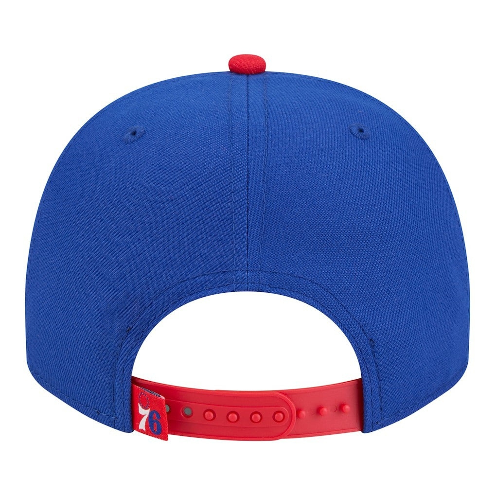 Philadelphia 76ers Injection Cartoon Logo A-Frame 9FIFTY Adjustable Hat On Sale