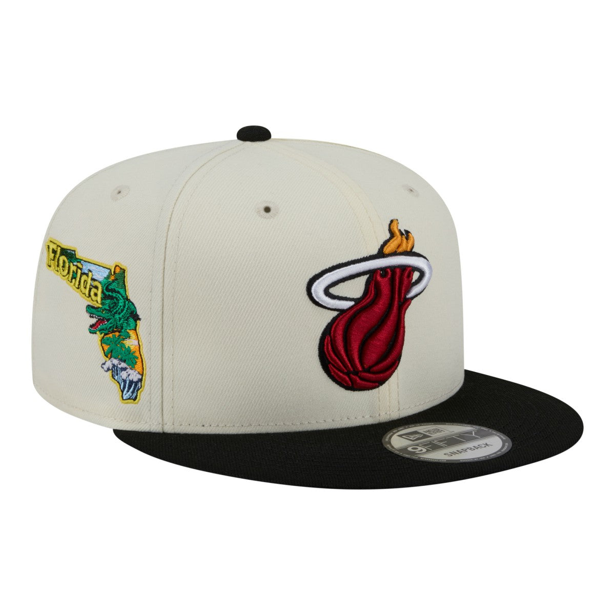 Miami Heat Injection Localized 9FIFTY Snapback Hat Discount