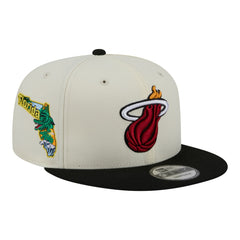 Miami Heat Injection Localized 9FIFTY Snapback Hat Discount