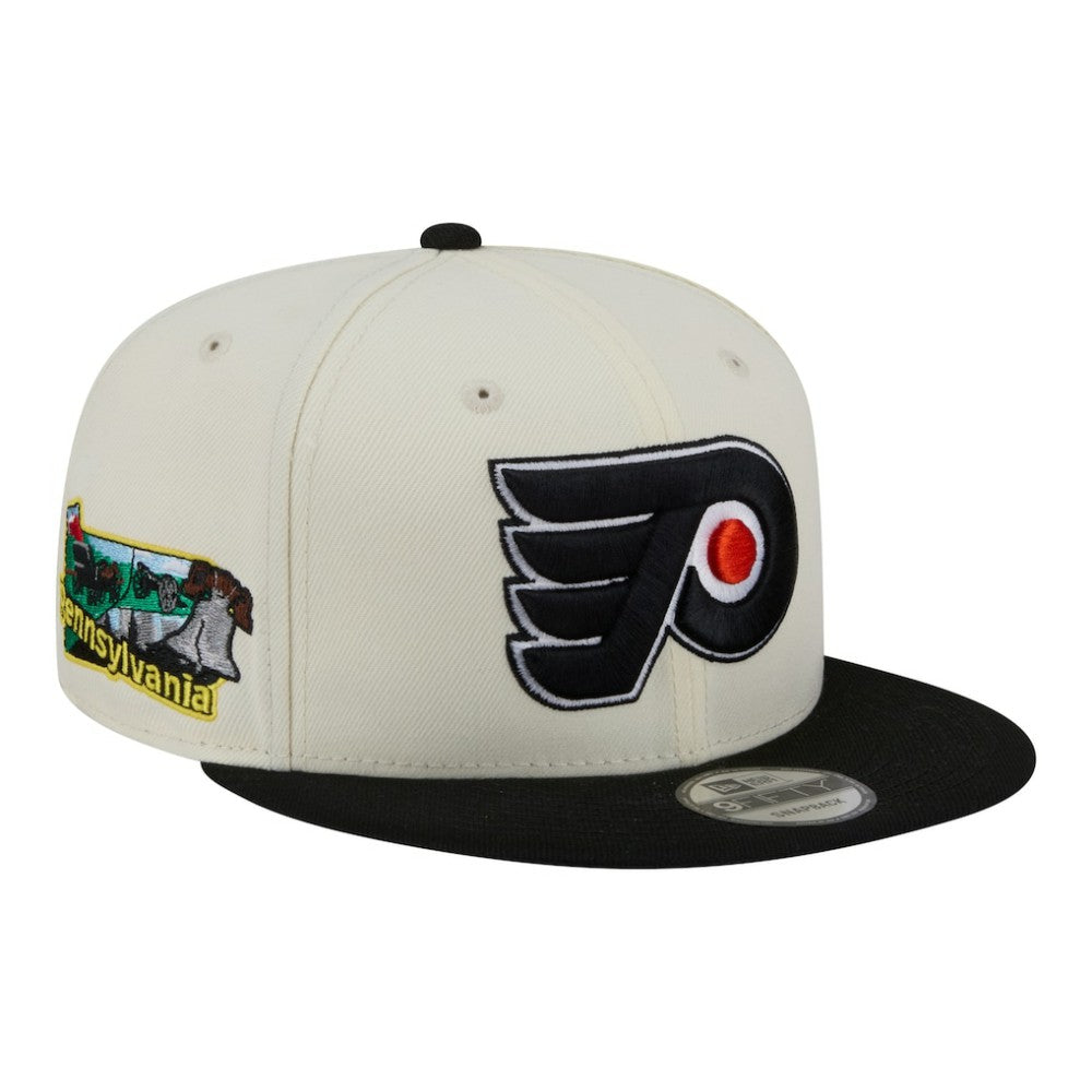 Philadelphia Flyers New Era Injection Localized Two-Tone 9FIFTY Snapback Hat For Sale
