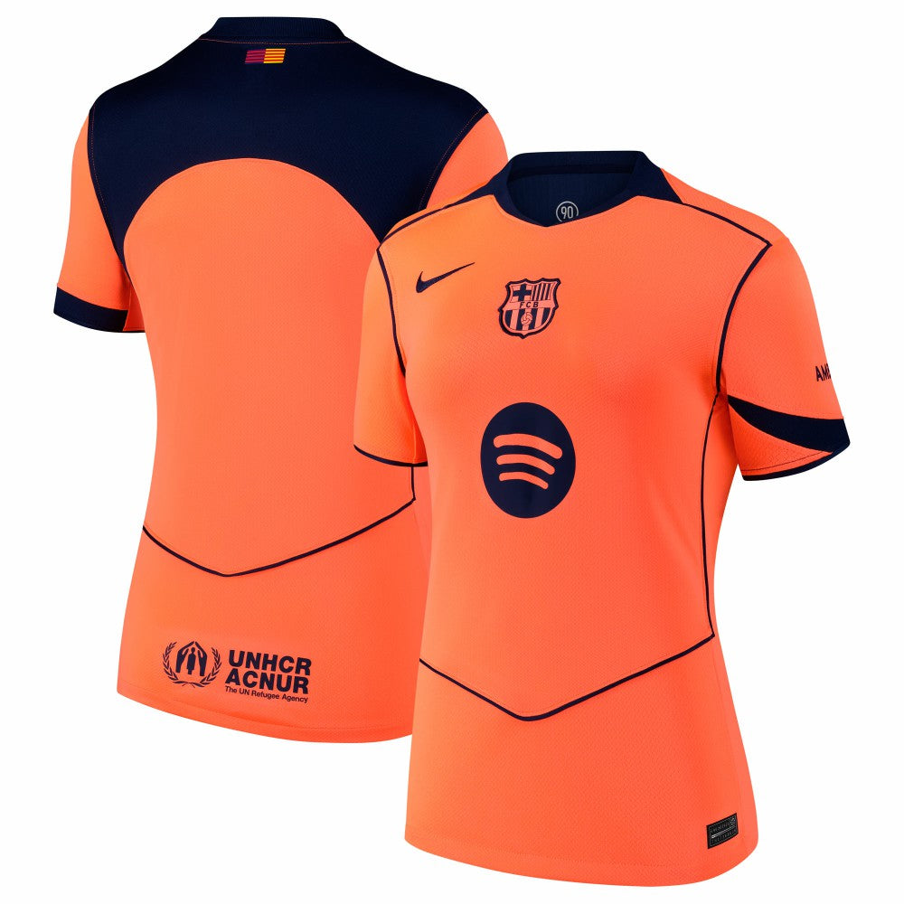 Barcelona Women's 2025/26 Third Replica Jersey Orange - Nike