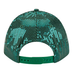 Boston Celtics Women's Sequin M-Crown 9FORTY Adjustable Hat New