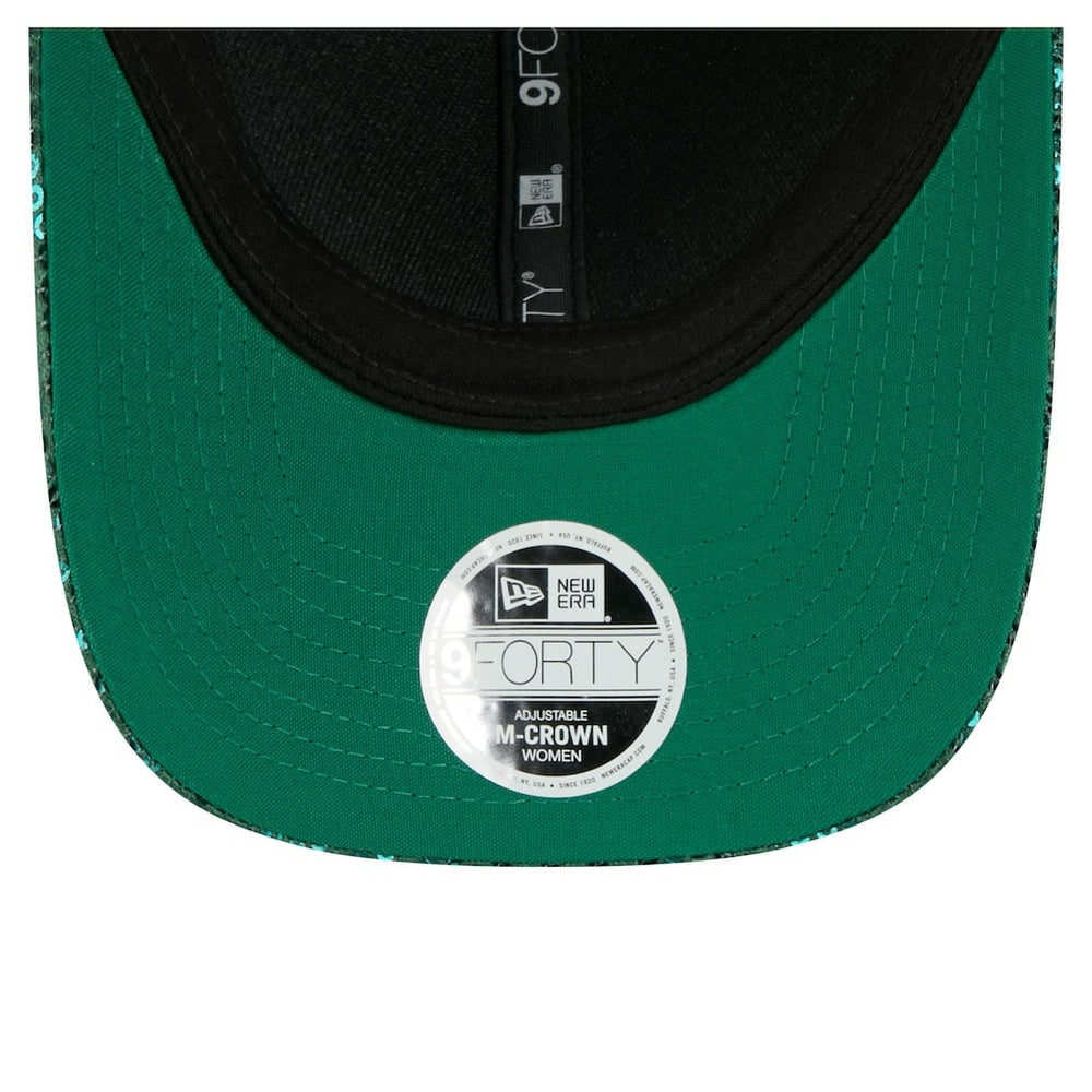 Boston Celtics Women's Sequin M-Crown 9FORTY Adjustable Hat New